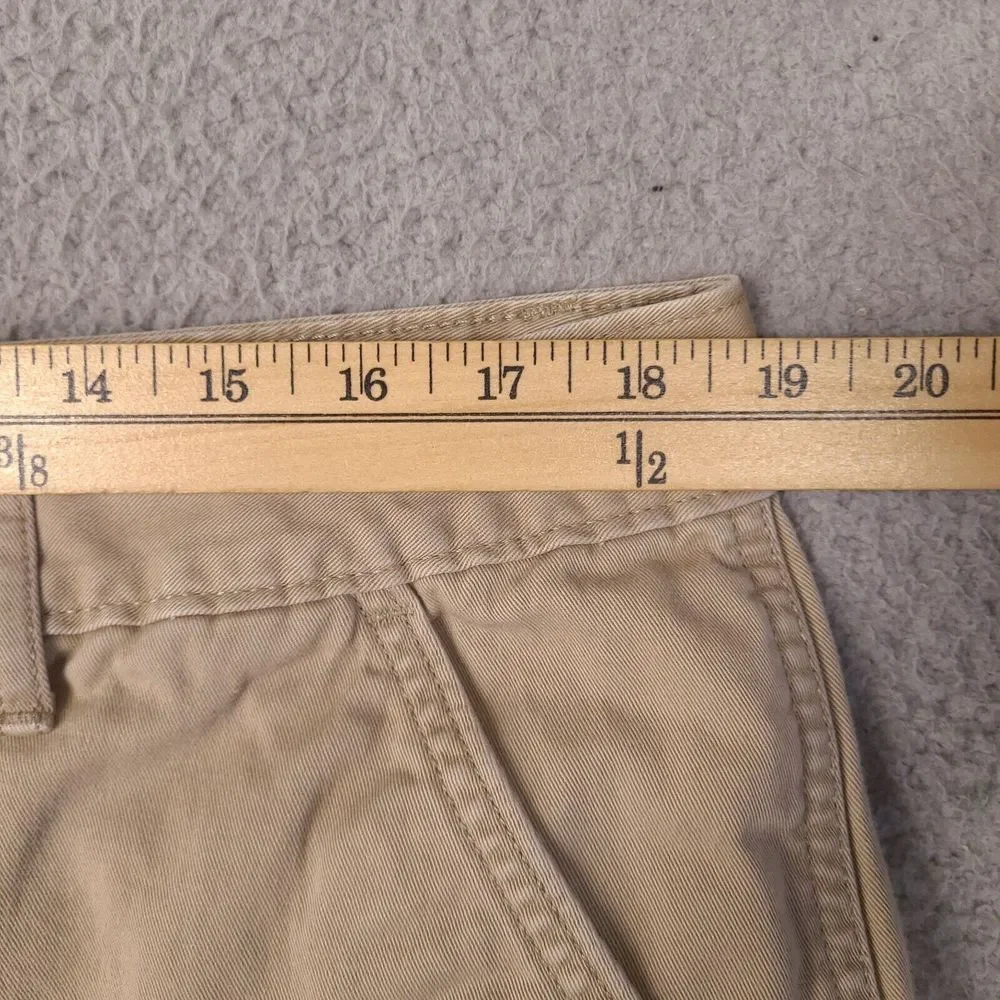 Levis Shorts Mens 37 Brown‎ Tan Cargo Pockets 100% Cotton Outdoor White Tab
